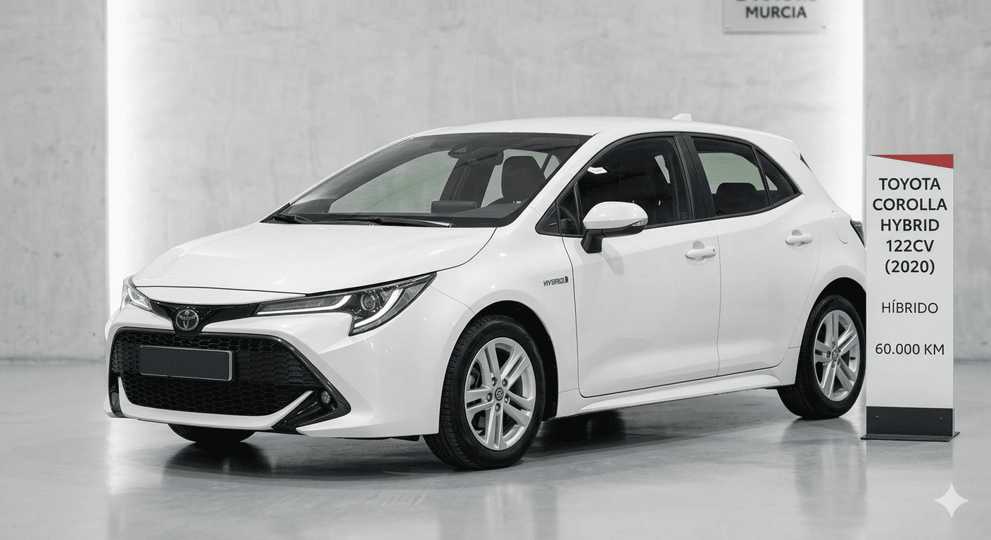 Toyota Corolla Hyb2020 rid 122CV – – 60.000 km – Híbrido